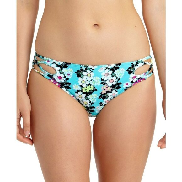 California Waves Large Floral Bikini Bottoms 930 - Picture 1 of 8
